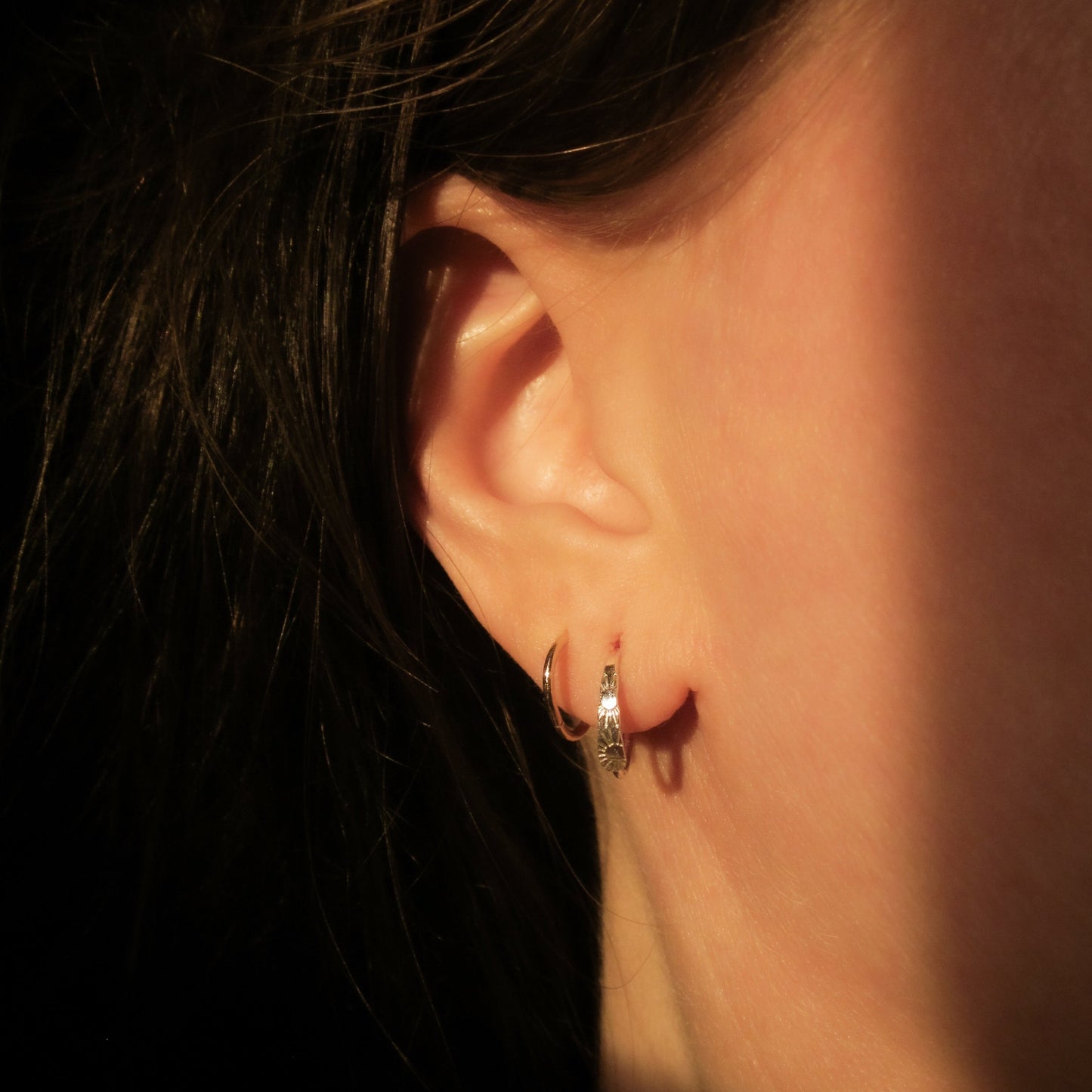 small sunshine earrings