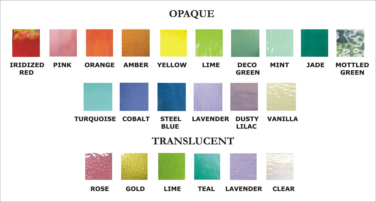 stained glass color chart