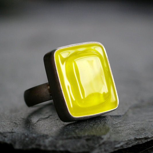 bright yellow ring