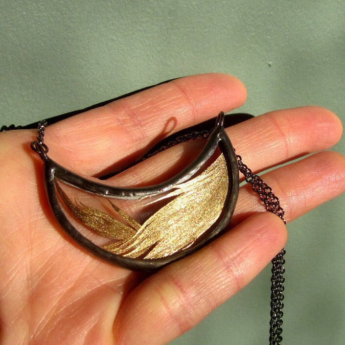half moon necklace