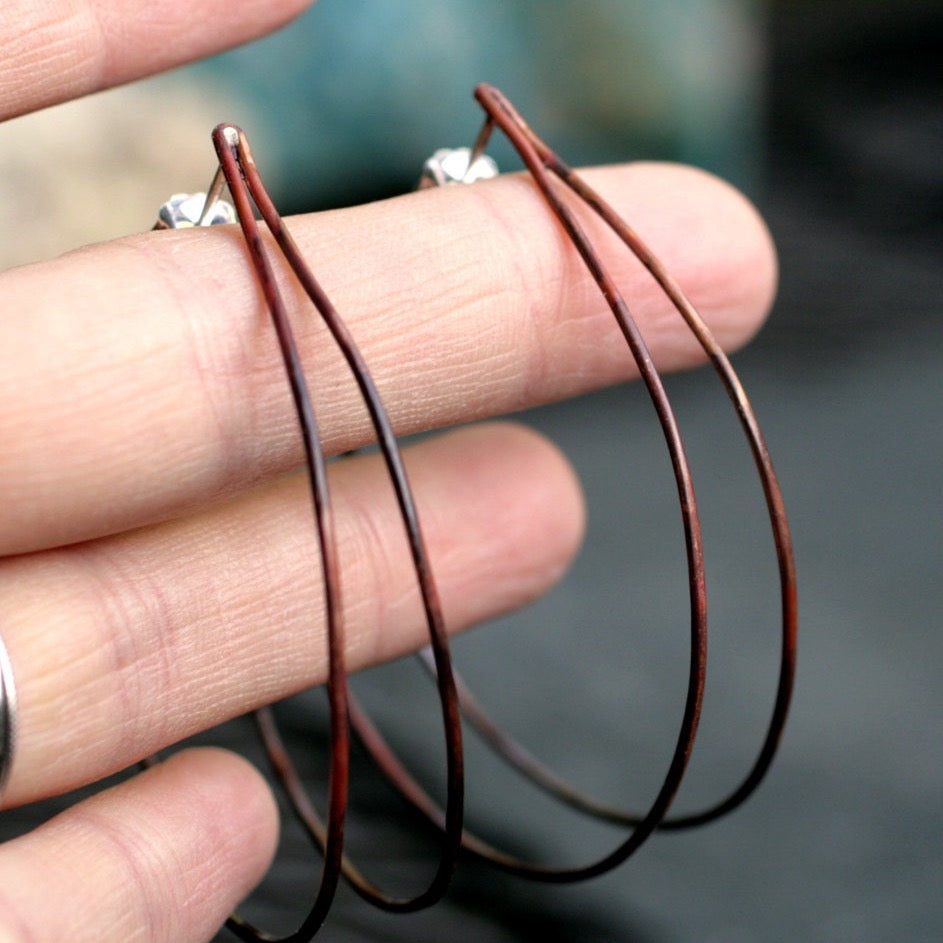 double hoop earrings