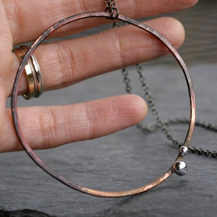 Studded Circle necklace