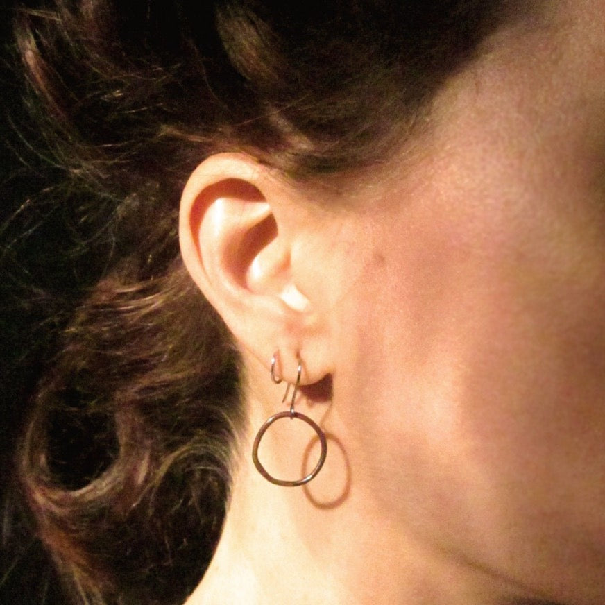 small circle earrings