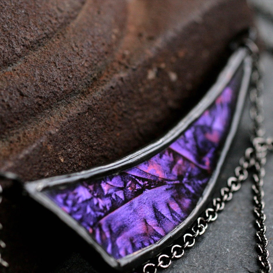 violet necklace