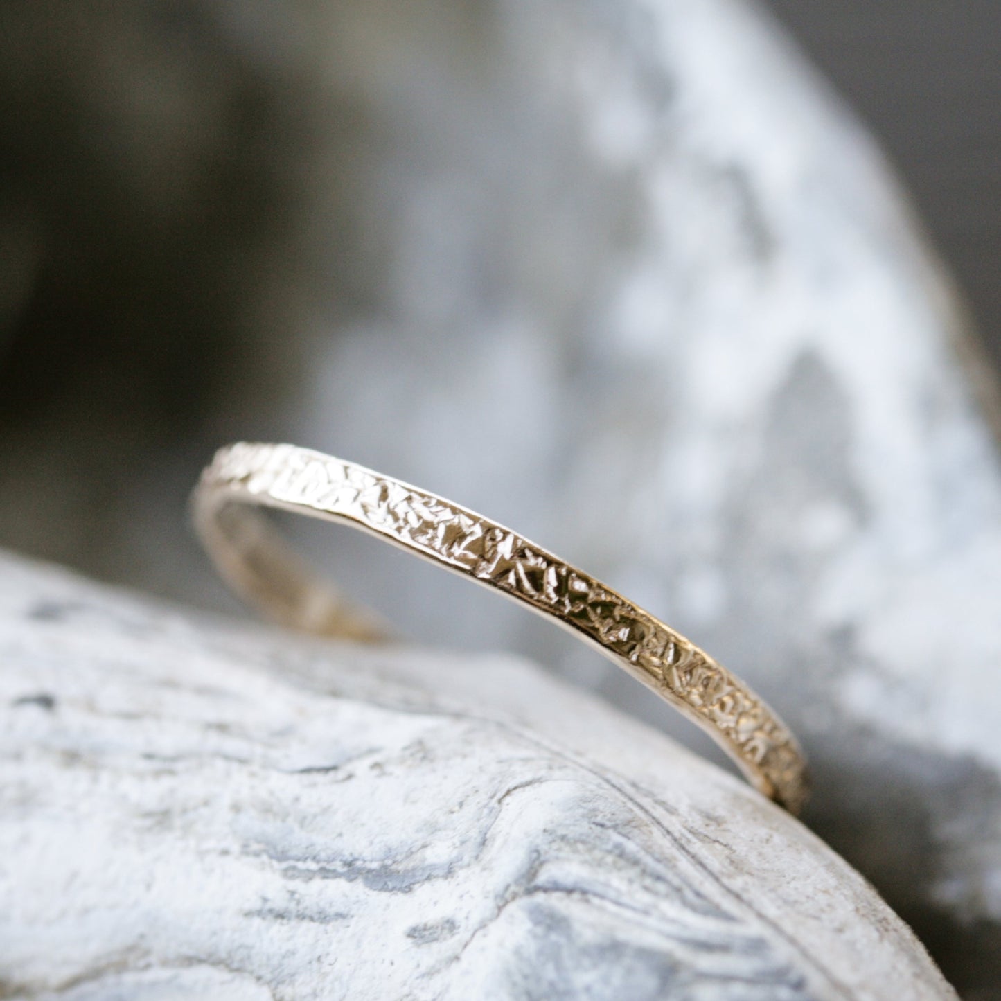 patterned gold band