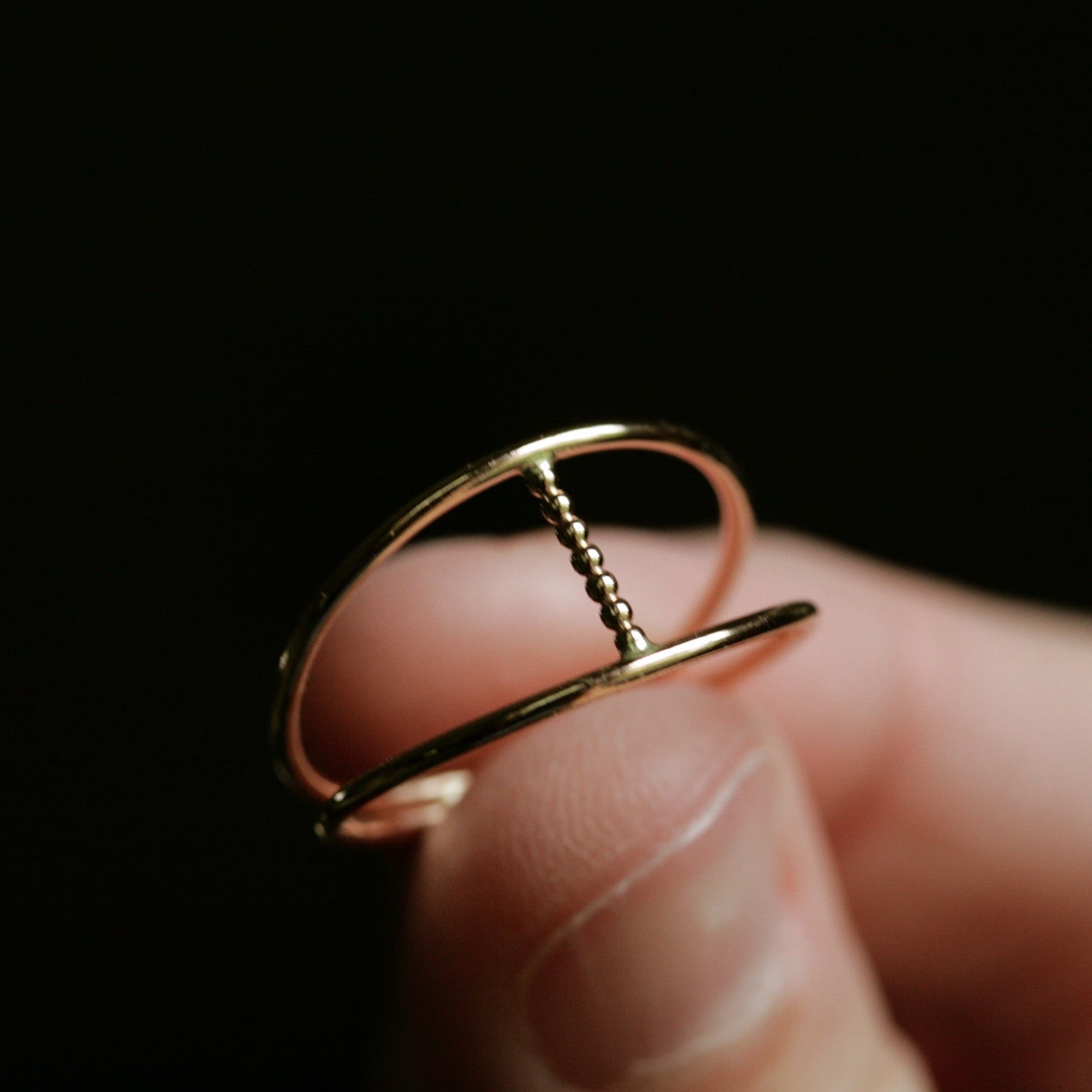 dainty cage ring