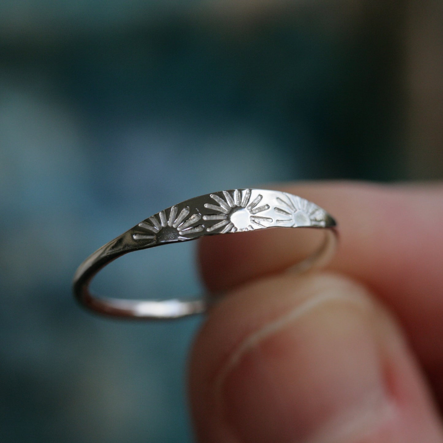 Silver Sunshine ring