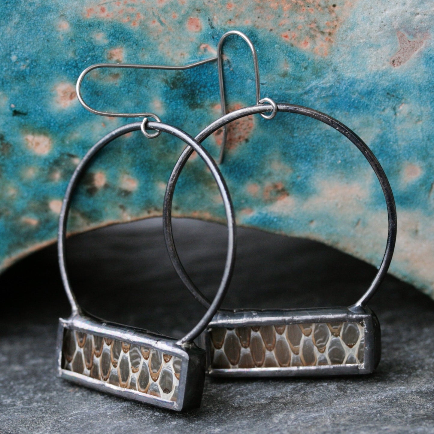 Snakeskin Hoops