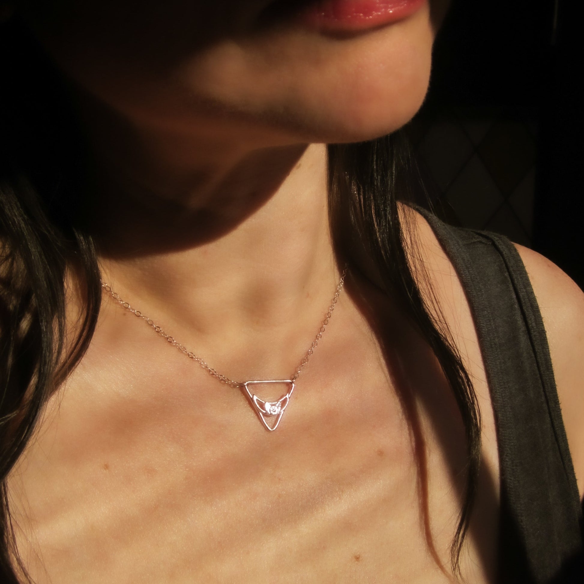 dainty celestial necklace