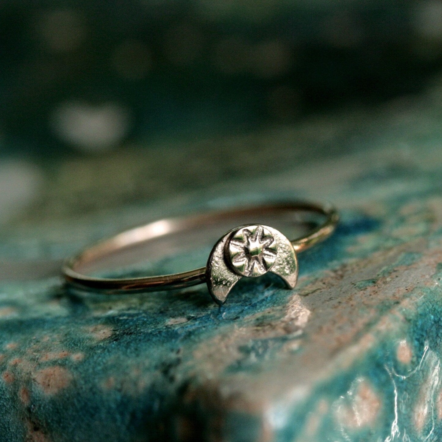 handmade celestial ring