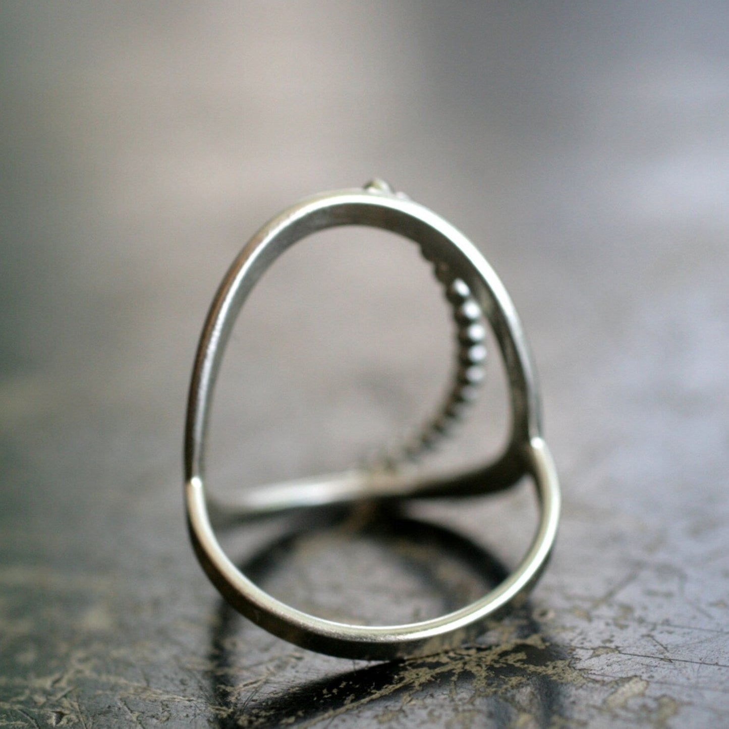 Raindrop Circle ring