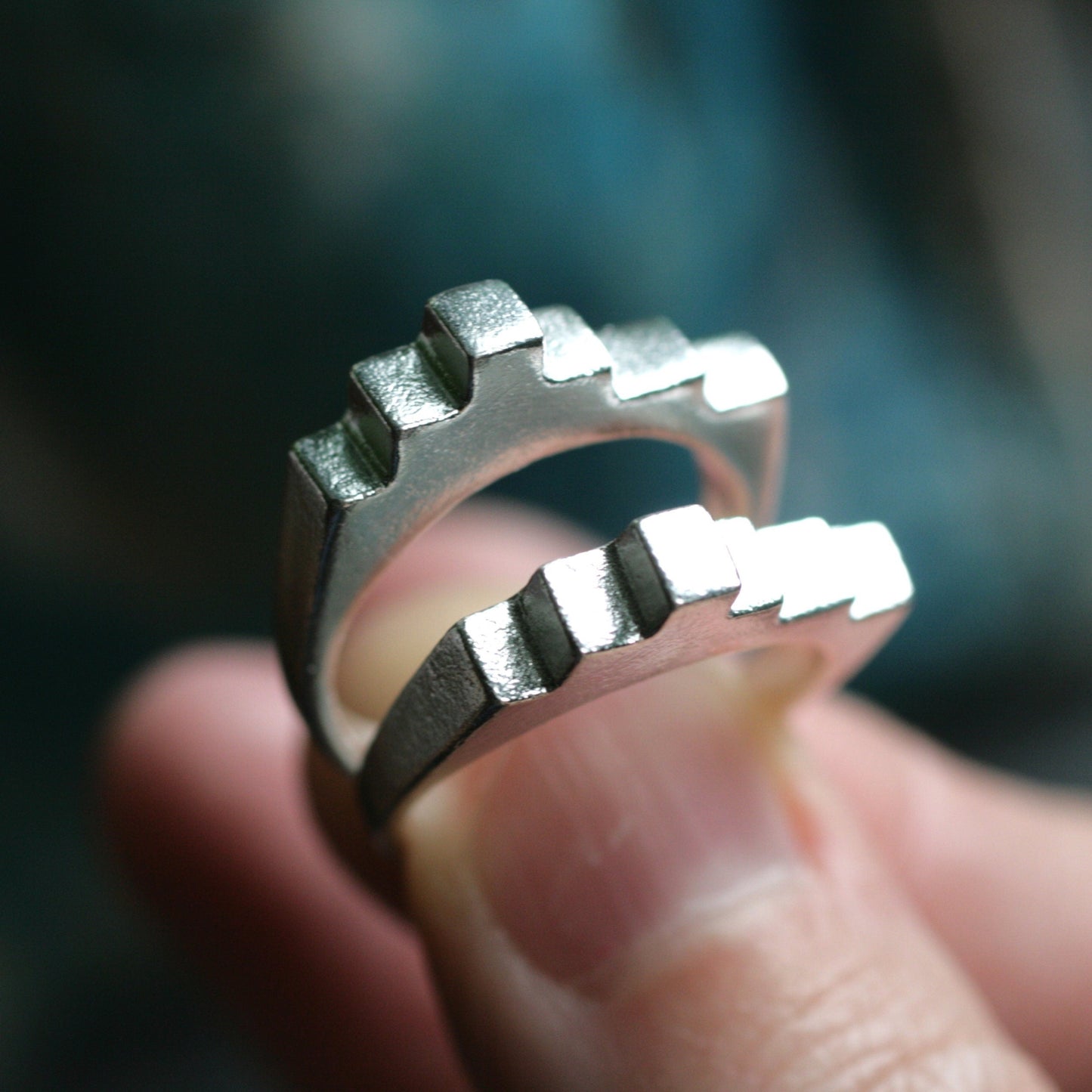 sterling silver handmade cast rings