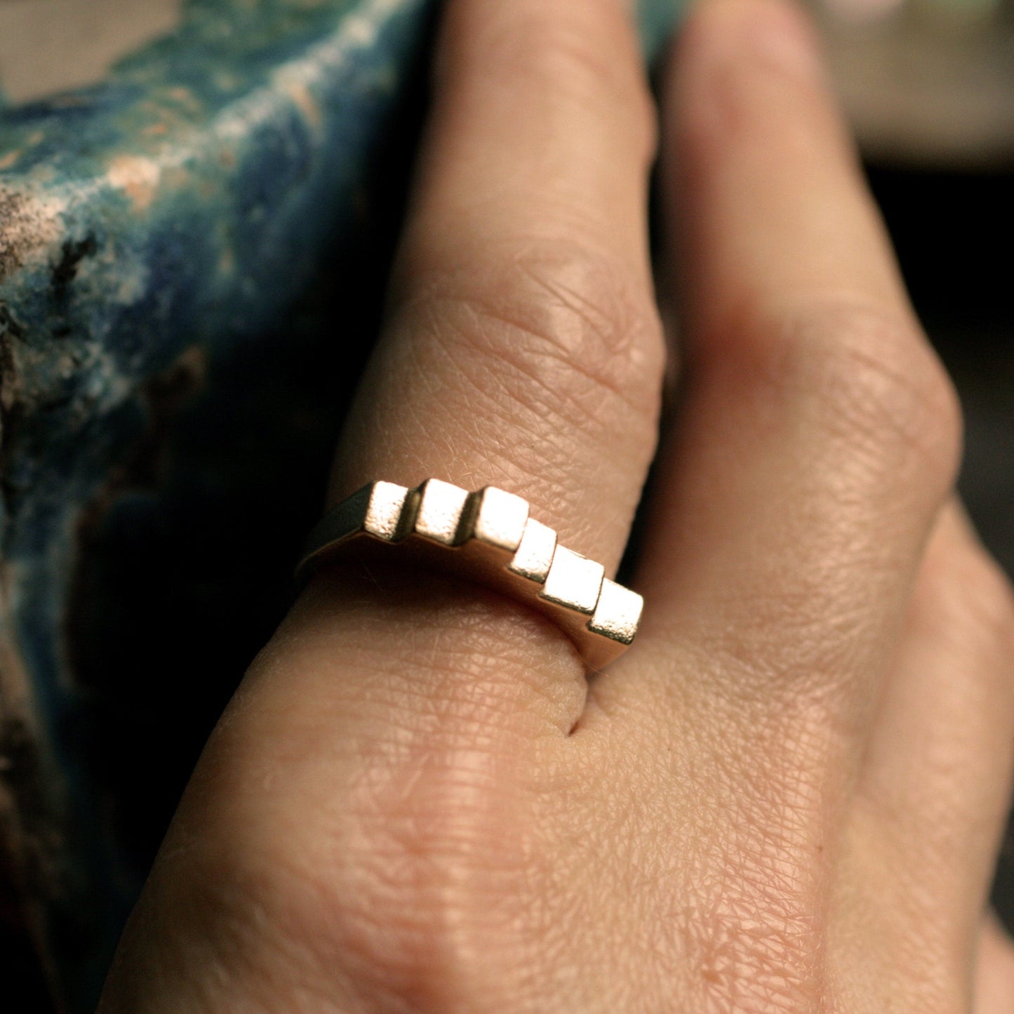 handcrafted original wax cast ring