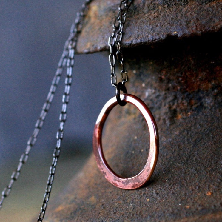 small circle pendant