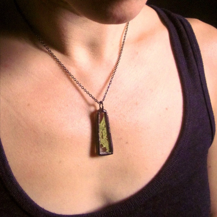 real moss pendant