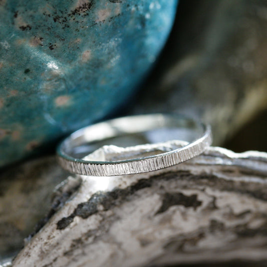 Silver Etched band