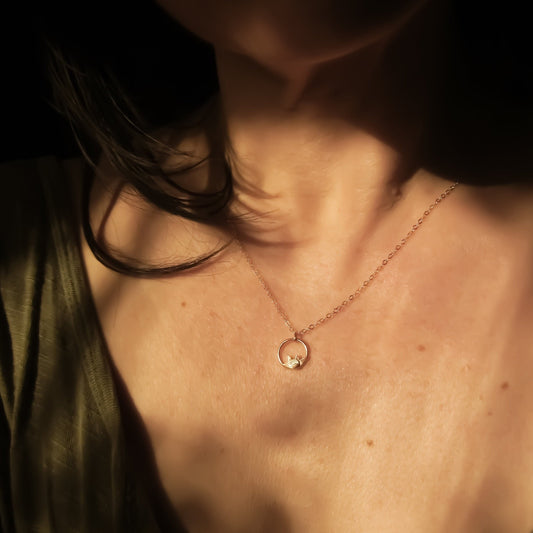 Sunburst Circle necklace