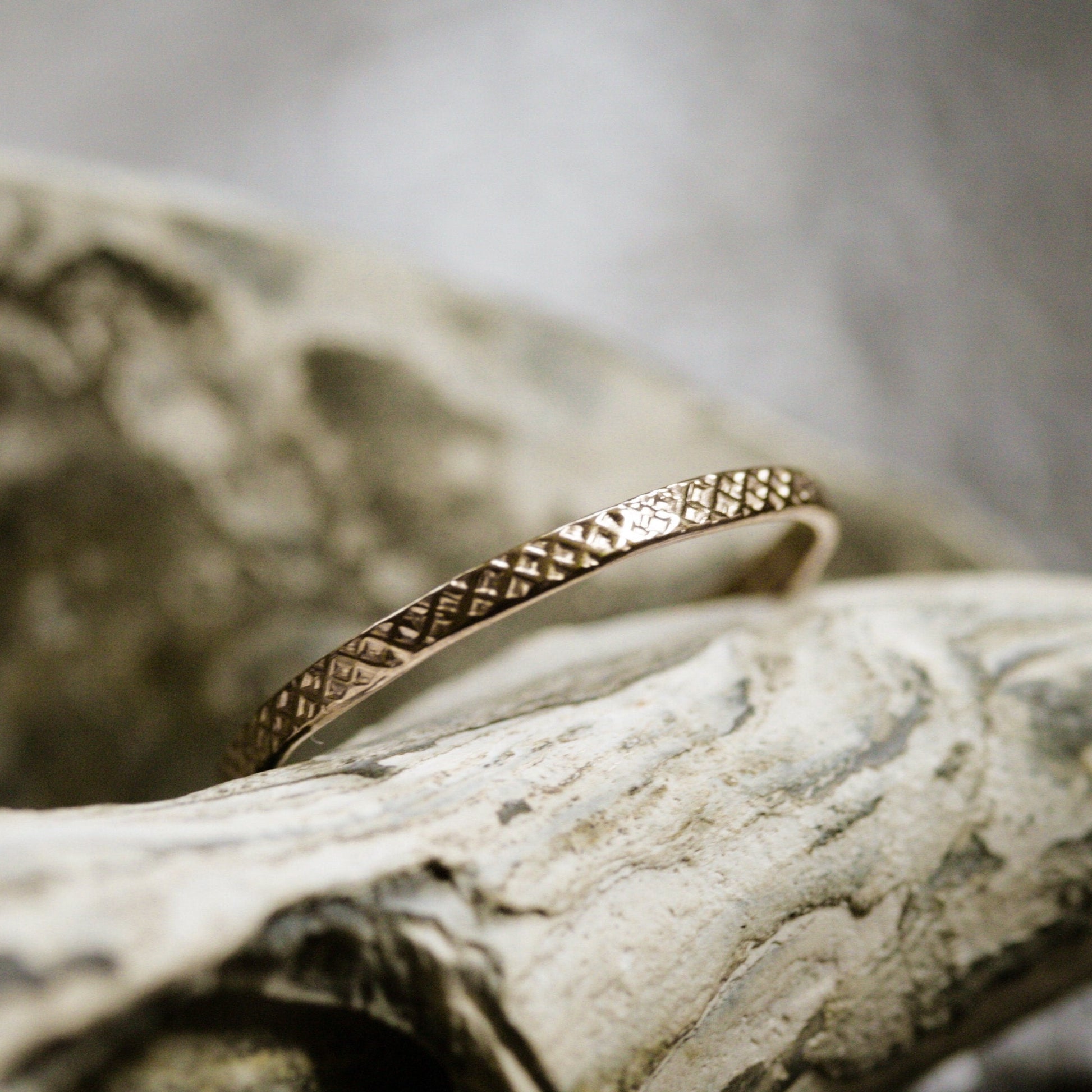 textured stacking ring