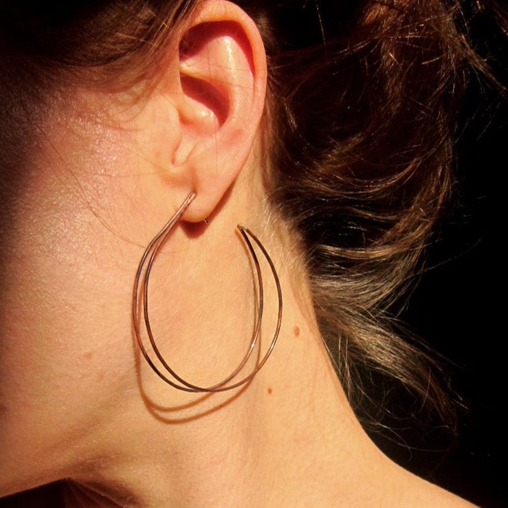 big copper hoops