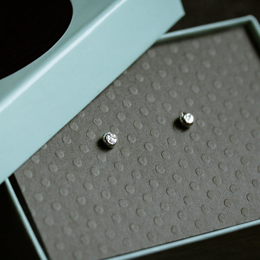 Silver Dust studs