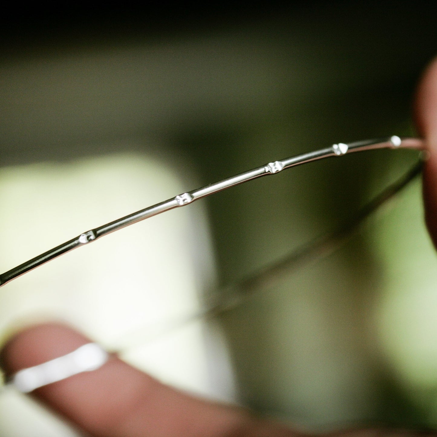 simple silver armlet