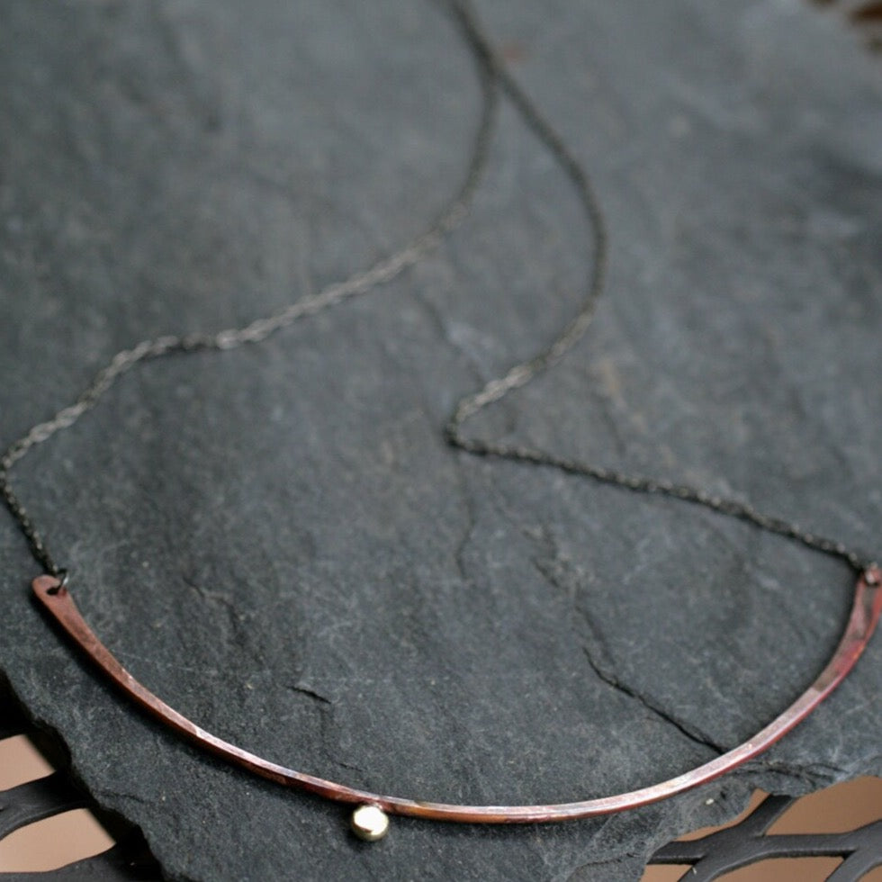 handmade copper necklace