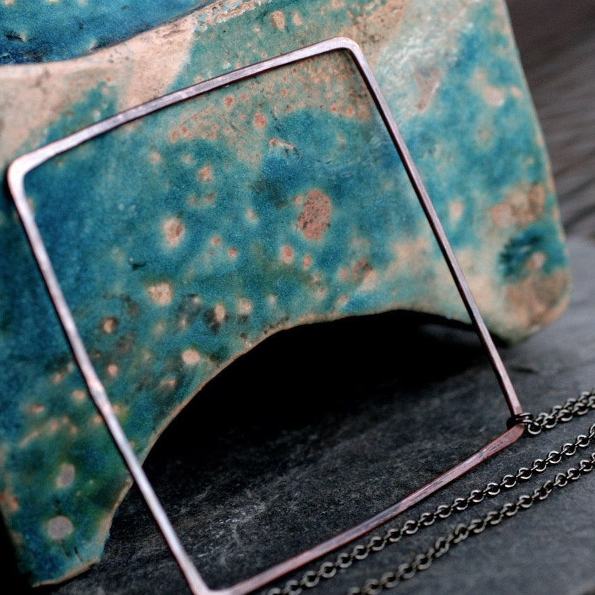 open square pendant